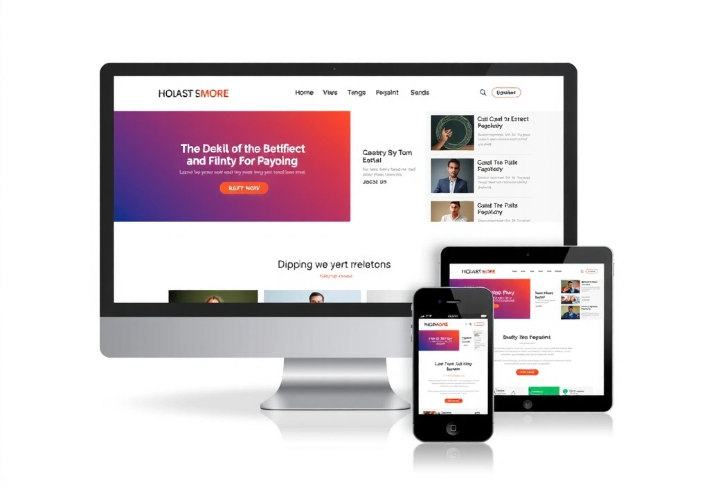 Responsive website design across multiple devices